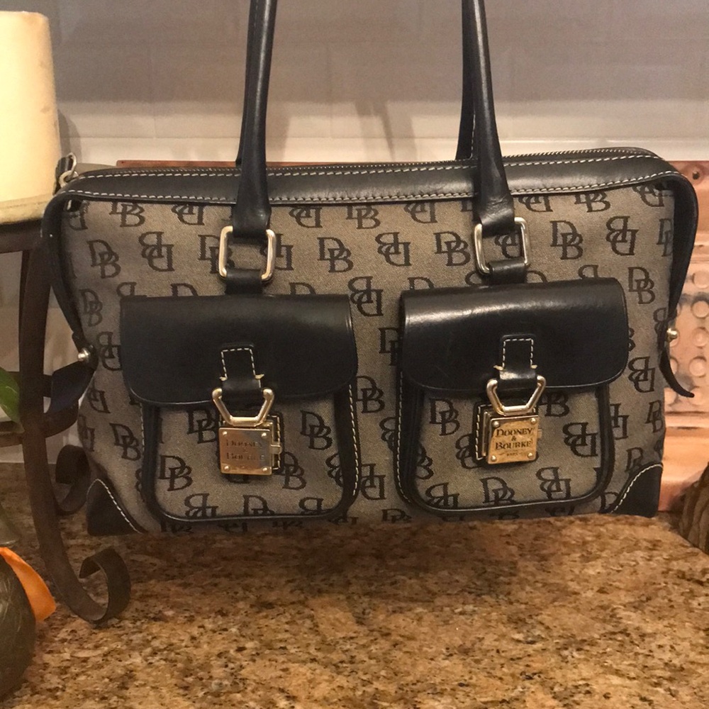 Dooney & Bourke Anniversary Signature Double Pocket Satchel